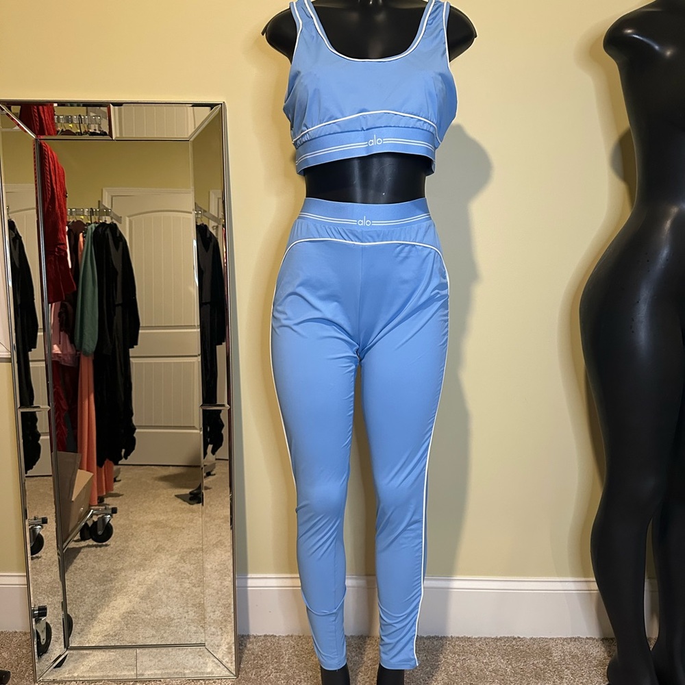 Women's Blue Activewear Set
